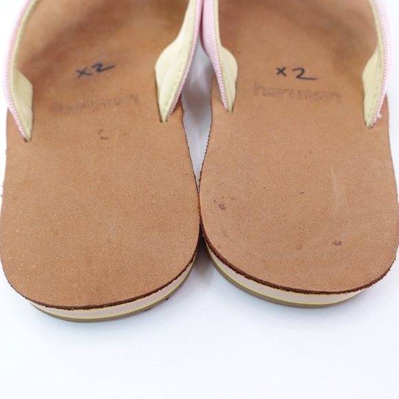Hari Mari Womens Scouts Flip Flop Thong Sandals Pink Sz 5 Memory Foam Nubuck - Picture 7 of 13